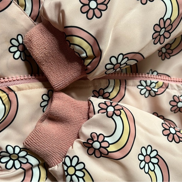 Huxbaby Daisy Rainbow Reversible Bomber size 2T - Picture 6 of 8
